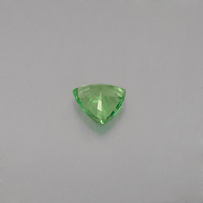 Granate tsavorita verde natural de 0,35 ct, trillón, VVS-VS
