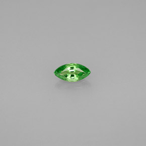 Granate tsavorita verde natural de 0,25 ct, marquesa, VS