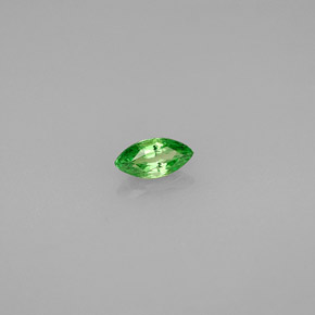 Granate tsavorita verde natural de 0,25 ct, marquesa, VS