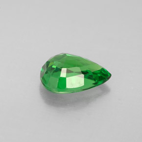 Granate tsavorita verde natural de 1,05 ct, en forma de pera, VS-SI