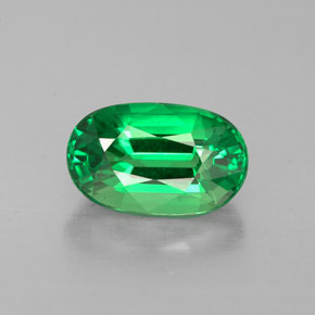 granate tsavorita Verde cromo natural de 1.49 ct, Corte Óvalo, VVS