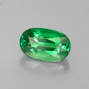 granate tsavorita Verde cromo natural de 1.49 ct, Corte Óvalo, VVS