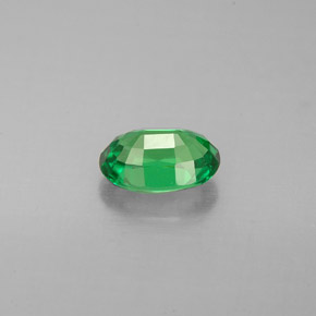 Granate tsavorita verde natural de 1,03 ct, corte óvalo, VVS-VS