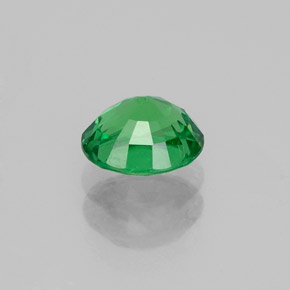 Granate tsavorita verde natural de 1,06 ct, corte óvalo, VS