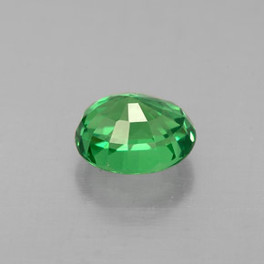 Granate tsavorita verde natural de 1,00 ct, corte óvalo, VVS-VS