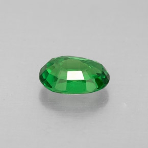 Granate tsavorita verde natural de 1,05 ct, corte óvalo, VVS
