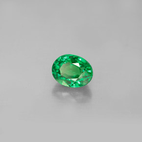 Granate tsavorita verde natural de 1,04 ct, corte óvalo, VVS-VS
