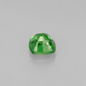 Granate tsavorita verde natural de 0,76 ct, corte cojín, VVS-VS