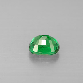 granate tsavorita Verde cromo natural de 0.59 ct, Corte Cojín, VS