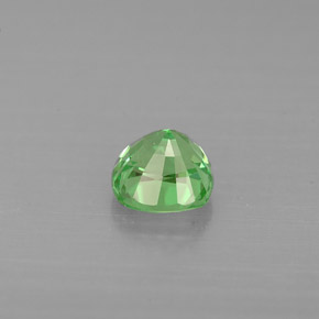 Granate tsavorita verde natural de 0,54 ct, corte cojín, VS