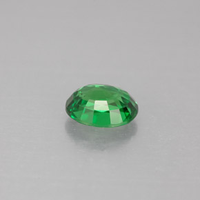 Granate tsavorita verde natural de 1,12 ct, corte óvalo, VVS-VS