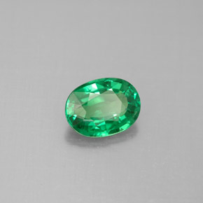 granate tsavorita Verde intenso natural de 1.37 ct, Corte Óvalo, VS