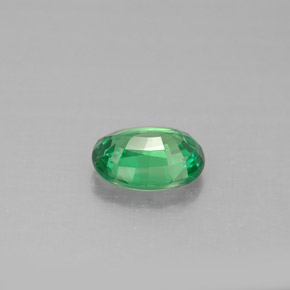 granate tsavorita Verde intenso natural de 1.37 ct, Corte Óvalo, VS