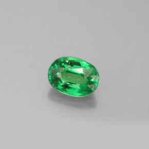 Granate tsavorita verde natural de 1,14 ct, corte óvalo, VVS-VS