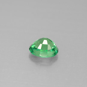 granate tsavorita Verde intenso natural de 0.98 ct, Corte Óvalo, VS
