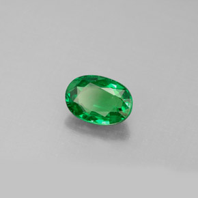 Granate tsavorita verde natural de 1,17 ct, corte óvalo, VS