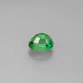 Granate tsavorita verde natural de 1,10 ct, corte óvalo, VS