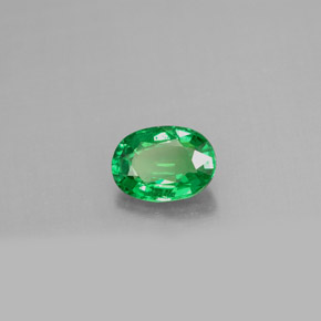 granate tsavorita Verde natural de 1.14 ct, Corte Óvalo, VS