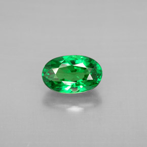 granate tsavorita Verde cromo natural de 1.40 ct, Corte Óvalo, VS