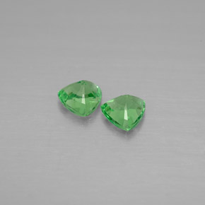 Gemas de granate tsavorita verde natural de  ct, trillón, VVS-VS