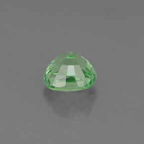Granate tsavorita verde natural de 0,53 ct, corte cojín, VVS-VS