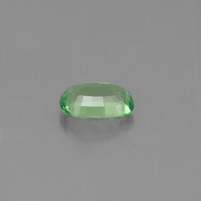 Granate tsavorita verde natural de 0,48 ct, corte cojín, VVS-VS