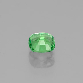 Granate tsavorita verde natural de 0,44 ct, corte cojín, VVS-VS