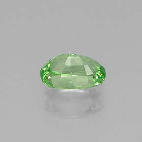 Granate tsavorita verde natural de 0,54 ct, corte cojín, VVS-VS