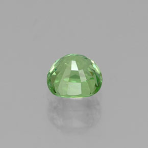Granate tsavorita verde natural de 0,60 ct, corte cojín, VS