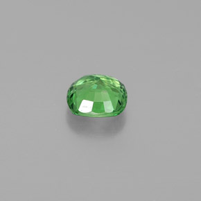 Granate tsavorita verde natural de 0,48 ct, corte cojín, VVS-VS