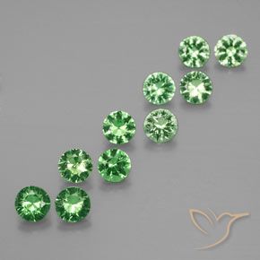 1.91ctw Natural Verde claro Granate tsavorita, Redondo, VS