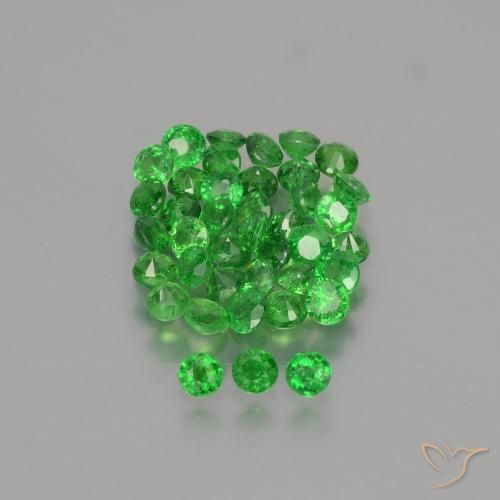 2.85ctw Natural Verde claro Granate Tsavorita, Redondo, VS-SI