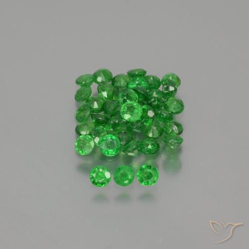 2.80ctw Natural Verde claro Granate Tsavorita, Redondo, VS-SI