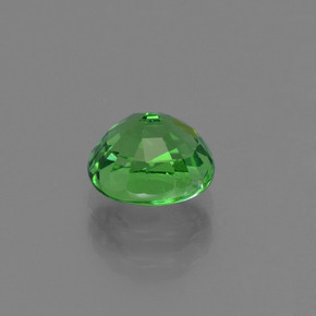 granate tsavorita Verde medio natural de 1.41 ct, Corte Óvalo, VS-SI