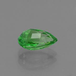 Granate tsavorita verde natural de 1,52 ct, en forma de pera, VS