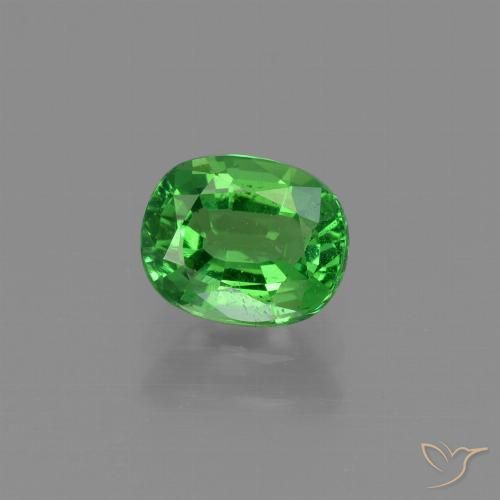 granate tsavorita Verde eléctrico natural de 1.08 ct, Corte Óvalo, VS