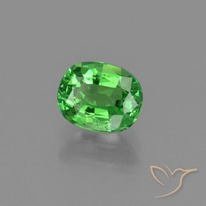 granate tsavorita Verde eléctrico natural de 1.08 ct, Corte Óvalo, VS