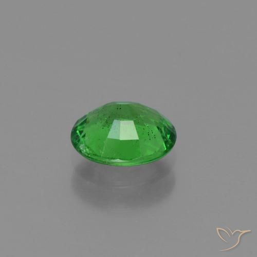 Granate tsavorita verde natural de 1,00 ct, corte óvalo, VS