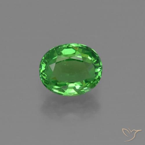 1.21ct Natural Verde claro Granate Tsavorita, Ovalada, VS