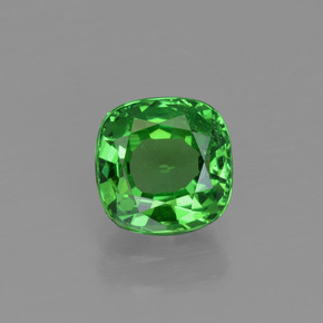 granate tsavorita Verde claro natural de 1.10 ct, Corte Cojín, VS