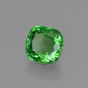 granate tsavorita Verde claro natural de 1.10 ct, Corte Cojín, VS