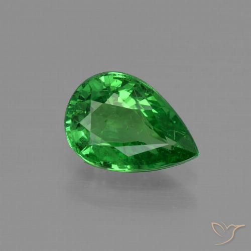 1.09ct Natural Verde claro Granate Tsavorita, En forma de pera, VS-SI