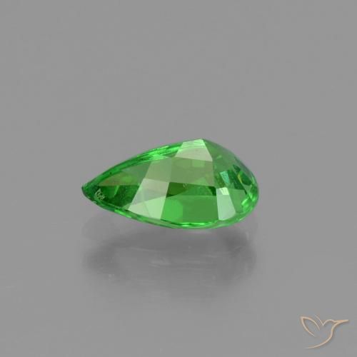 Granate tsavorita Verde claro natural de 1.07 ct, En forma de pera, VS