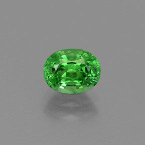 granate tsavorita Verde eléctrico natural de 1.01 ct, Corte Óvalo, VS