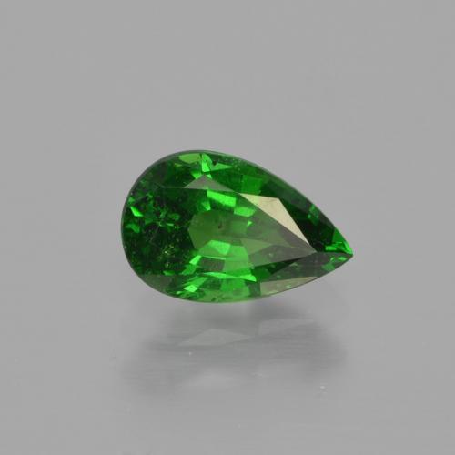 granate tsavorita Verde bosque claro natural de 1.10 ct, En forma de pera, VS