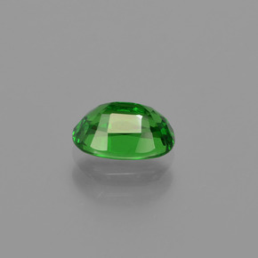 Granate tsavorita verde natural de 1,02 ct, corte óvalo, VS
