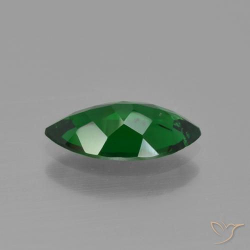 Granate tsavorita verde natural de 1,18 ct, marquesa, VS-SI