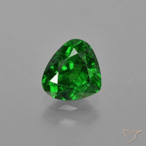 Granate tsavorita verde natural de 1,06 ct, en forma de pera, VS-SI