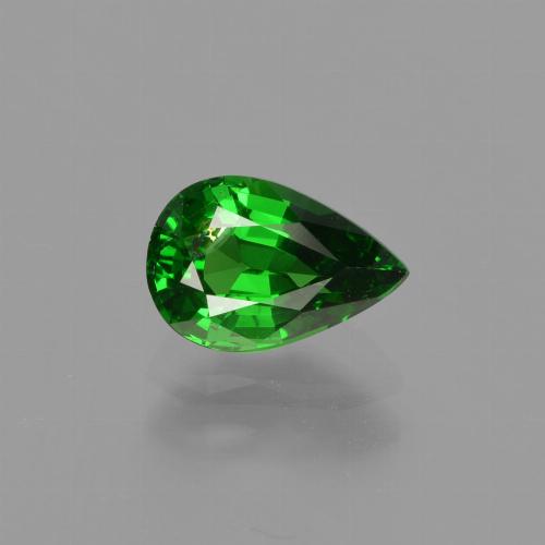 granate tsavorita Verde bosque claro natural de 0.96 ct, En forma de pera, SI