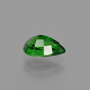 granate tsavorita Verde bosque claro natural de 0.96 ct, En forma de pera, SI